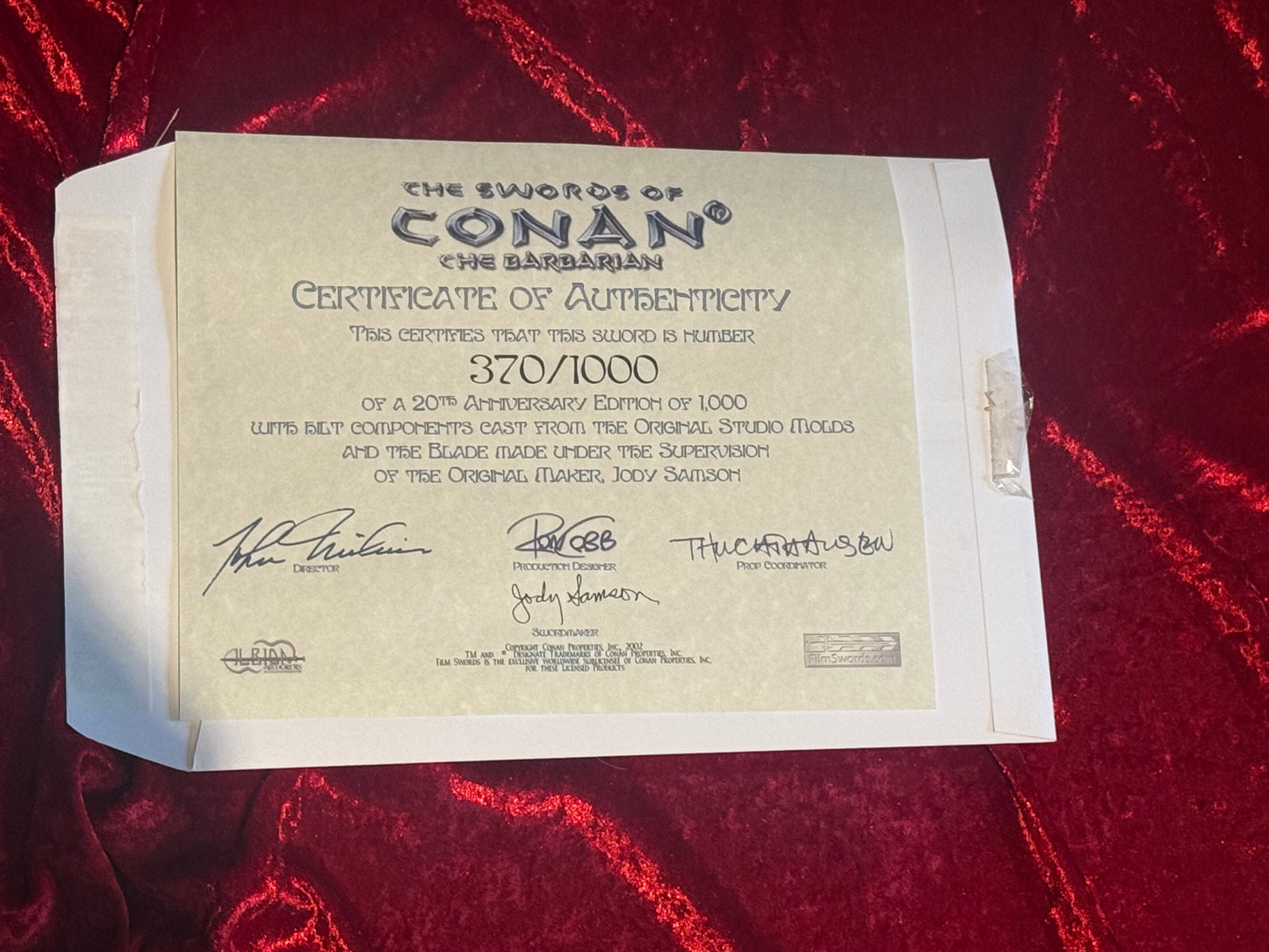 The Atlantean Barbarian Sword